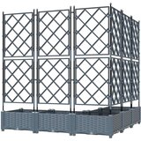  Vrtna saksija 5 pcs Svijetlo siva 120 x 120 x 125,5 cm Plastika | shoptok.hr