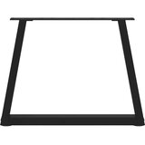  Noge za klub stolić V-oblika 2 kom Crne 70 x (42-43,3) cm Čelik | shoptok.hr