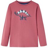  Dječja majica dugih rukava tamnocrvena 128 | shoptok.hr