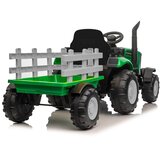 Premium Stil Dečiji Traktor na Akumulator Sa Prikolicom Zeleni ( 12616 ) | Eponuda.com