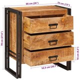 vidaXL Ormarić / Komoda Smeđa 66 x 33 x 70 cm masivno drvo manga | shoptok.hr