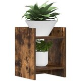  Stalak za biljke s policom Dimljeni Hrast 30 x 30 x 40 cm | shoptok.hr