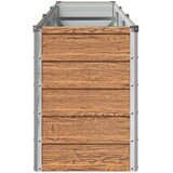  Povišeni vrtni krevet Drvena smeđa 240 x 40 x 55 cm | shoptok.hr