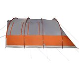  Šotor za kampiranje za 5 oseb siv in oranžen vodoodporen - - Siva - 13.25 - N/A - | Shoptok.si