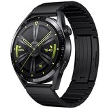 INF združljiv s huawei GT4/Buds - 22mm titanov pašček za uro black, (5000090603) | Shoptok.si