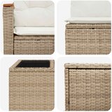  Set sofe 6 kom. Bež i krem bijela Poli Rattan i čelik | shoptok.hr