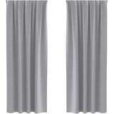  Zavjese za blackout s prstenovima 2 pcs Svijetlo siva | Eponuda.com