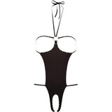 NE: XQSE NO:XQSE - Otvoreno seksualno bodi od kamenčića - crno (SL) | shoptok.hr