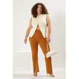 Trendyol Ženske pantalone Tbbss23Ar00011, Smeđe | Eponuda.com