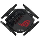 Asus ROG Rapture GT-BE98 BE25000 Quad-Band WiFi 7 (802.11be) Gaming Usmerjevalnik, 320MHz bandwidth, 4096-QAM, dual 10G ports, backup WAN, Triple-level Game Acceleration, Mobile Game Mode, AURA RGB, AiMesh support, network security, advanced VPN - 90IG08F | Shoptok.si