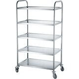  Servirni Voziček s 5 Policami, 905x585x1545mm | Shoptok.si