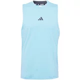 Adidas Funkcionalna majica 'D4T Workout' svetlo modra / črna