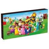 Pyramid Lampa - Super Mario Letterbox - Light Up Canvas Cene
