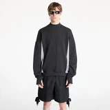Reebok Sweatshirt French Terry Crewneck UNISEX Washed Black/ Grey 3 L