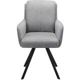 Bessagi Home naslanjač marie, siva, vrtljiv | Shoptok.si