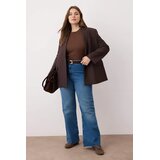 Trendyol Ženske farmerke Tbbaw26Cj00033, Plave Cene