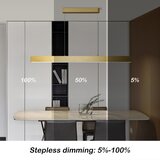  Brilagi - LED prigušiva luster SLEEKLINE SMART LED/40W/230V Wi-Fi Tuya zlatna+daljinski upravljač | Eponuda.com