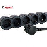 Legrand 694564 produžni blok 5X2P+E 3M (crna/t.siva) | Eponuda.com