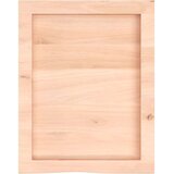 vidaXL Stenska polica 40x50x4 cm neobdelana trdna hrastovina | Shoptok.si
