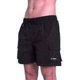 GymBeam Men‘s Swim Cargo Shorts Black