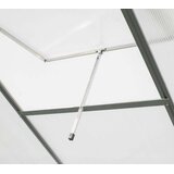 WESTMANN aluminijski staklenik Flora 68 | srebrni | 252x192x201 cm | shoptok.hr