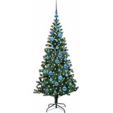  Umjetno predsvijetljeno božićno drvce Zelena 150 cm PVC i metal | shoptok.hr