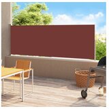  Uvlačiva bočna tenda za terasu 180 x 500 cm smeđa | shoptok.hr