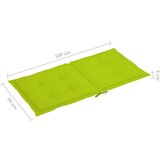  Jastuci za vrtne stolice 4 kom svjetlozeleni 100x50x3cm tkanina | shoptok.hr