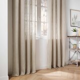 Douceur d intérieur Smeđa prozirna zavjesa 140x280 cm Haltona – | shoptok.hr