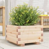 Maison Chic Vrtno cvetlično korito - Cvetlični Lonec 40x40x26,5 cm trdna borovina, (21789666) | Shoptok.si