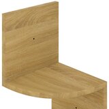  Zidne kutne police boja hrasta 19x19x123 cm konstruirano drvo | shoptok.hr