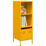 vidaXL Visoka omara gorčično rumena 35x39x103,5 cm jeklo | Shoptok.si