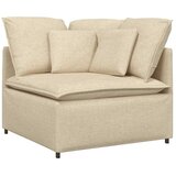  Modularni kutni kauč s jastucima krem boje 100 cm | shoptok.hr