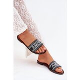 Boto Women's Flat Sandals With Decoration Amore Black Avelina | ePonuda.com