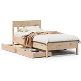 vidaXL Okvir kreveta bez madraca 100x200 cm konstruirano drvo | shoptok.hr