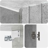  Ormar za montažu na zid Betonska siva 59 x 31 x 64 cm | Shoptok.si
