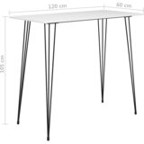  7-dijelni barski set bijelo-crni | shoptok.hr