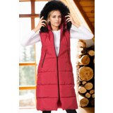 Dewberry Z6741 WOMEN'S VEST-LIGHT BURGUNDY | shoptok.hr