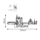 WALLXPERT dekorativni metalni zidni pribor cleveland crna boja | ePonuda.com