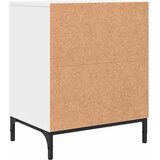  Noćni ormar 2 pcs Bijelo 49 x 36 x 61 cm Konstruirano drvo | Eponuda.com
