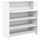 Maison Chic sprejemna miza - računalniška miza - pisarniška miza bela 100x50x103,5 cm inženirski les, (21785095) | Shoptok.si