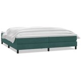  Box spring postelja z vzmetnico temno zelena 180x220 cm žamet, (21792274) | Shoptok.si
