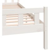  Posteljni okvir bel trden les 160x200 cm, (20606006) | Shoptok.si
