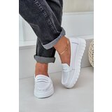 EVENTO PE1 Women's Leather Moccasins On Platform And Wedge White Elanindel | Eponuda.ba