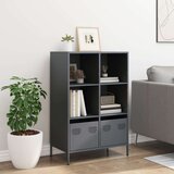 vidaXL Visoka omara antracit 68x39x103,5 cm jeklo Cene