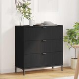 vidaXL Ormarić / Komoda Crna 79,5 x 33 x 82 cm Konstruirano drvo Cijene