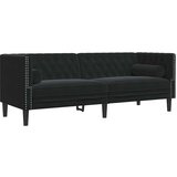  Set sofe 3 pcs Crna Baršun | shoptok.hr