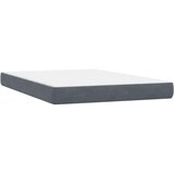  Krevet s oprugama i madracem tamnosivi 160x210 cm baršunasti | shoptok.hr