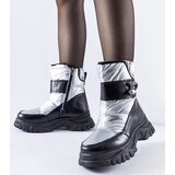 Gemre Black-silver insulated snow boots Carta | Shoptok.si