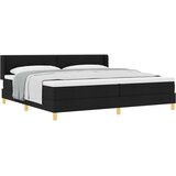  s opruga kutije s uzglavljem Crna 200 x 200 cm tkanina | shoptok.hr